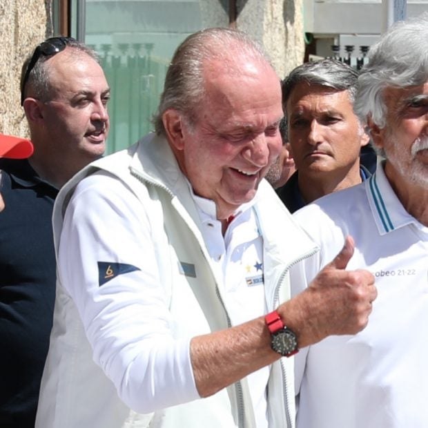 Juan Carlos luce en esta imagen el Rolex GMT-Master II. (Foto: Gtres)