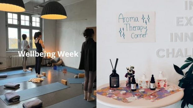 Imágenes de la 'Semana del Bienestar' en el Forward College. (Foto: Redes sociales)