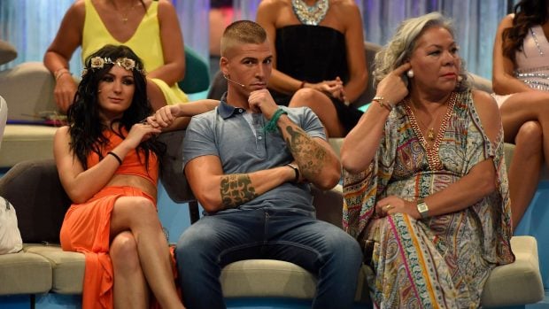 Labrador en un plató de televisión. (Foto: Gtres)