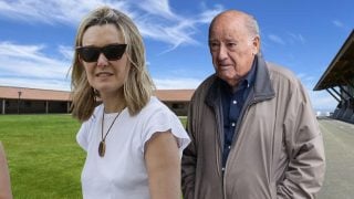 Montaje de fotos de Marta Ortega con su padre, Amancio Ortega. (Foto: Gtres)