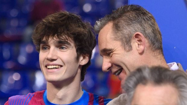 Pablo Urdangarin con su padre. (Foto: Gtres)