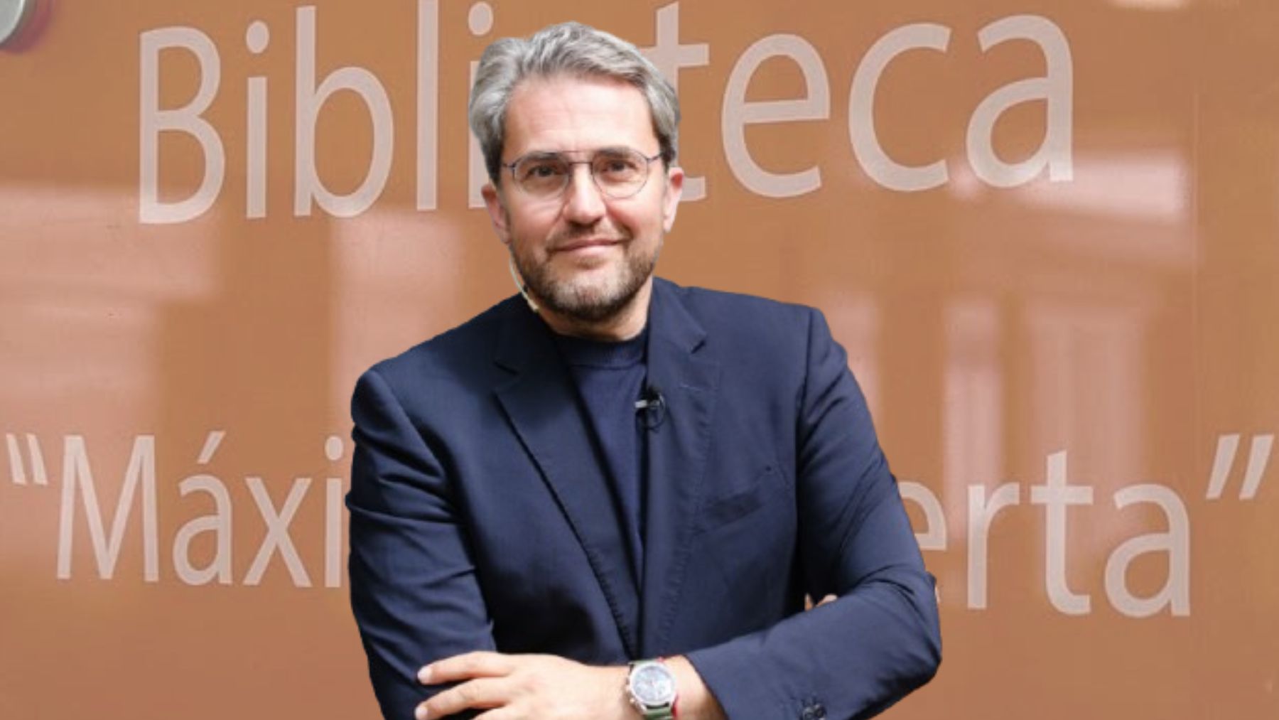 Máximo Huerta, muy emocionado después de cumplir uno de sus grandes sueños