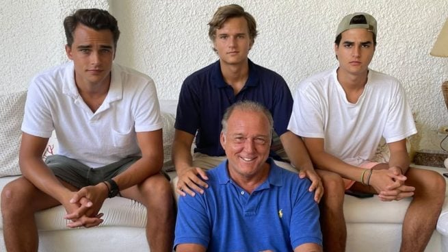 Pepe Barroso junto a sus hijos. (Foto: Redes Sociales)