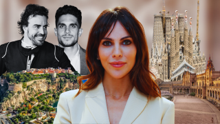 Melissa Jiménez, Marc Bartra y Fernando Alonso. (Foto: Gtres)