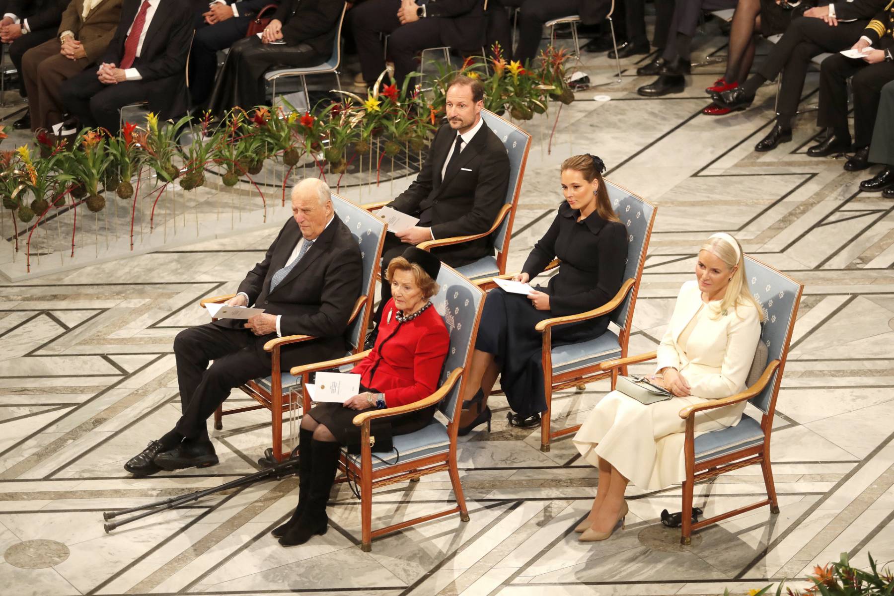 La familia real Noruega en un acto oficial. (Foto: Gtres)