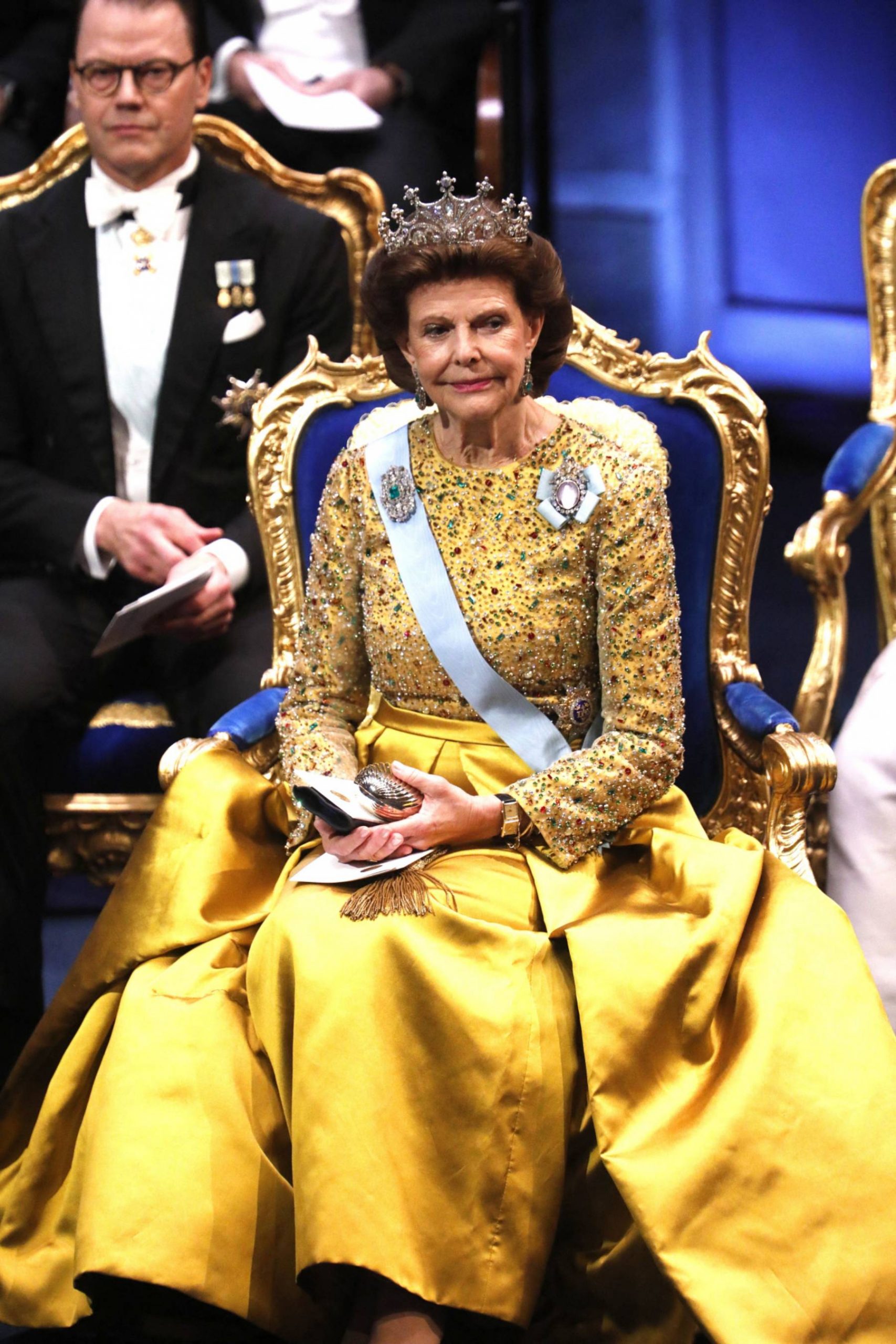 La reina Silvia en los Premios Nobel. (Foto: Gtres)