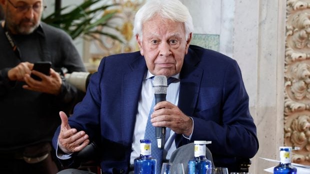 El ex presidente del Gobierno Felipe González. (Foto: Gtres)
