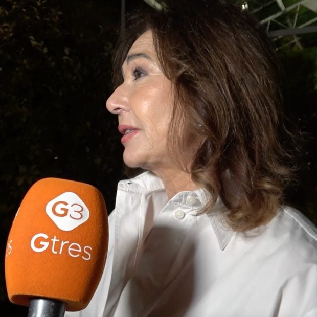 Ana Rosa Quintana en la fiesta de Navidad de Mediaset. (Foto: Gtres)