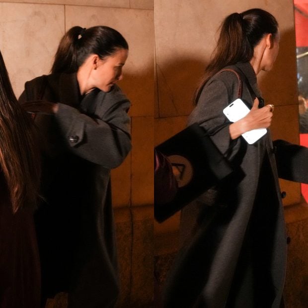 La espantada de Paula Nata, mujer de Jonathan Andic. (Fotos: Gtres)