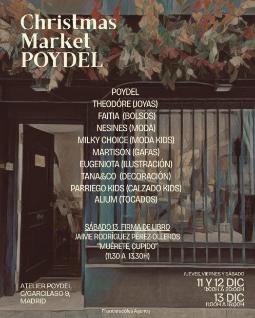 Sus bolsos estarán disponibles hasta el 13 de diciembre en el Christmas Market Poydel, en Madrid. (Foto. Cortesía)