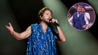 Manuel Carrasco durante uno de sus conciertos. (Foto: Gtres)