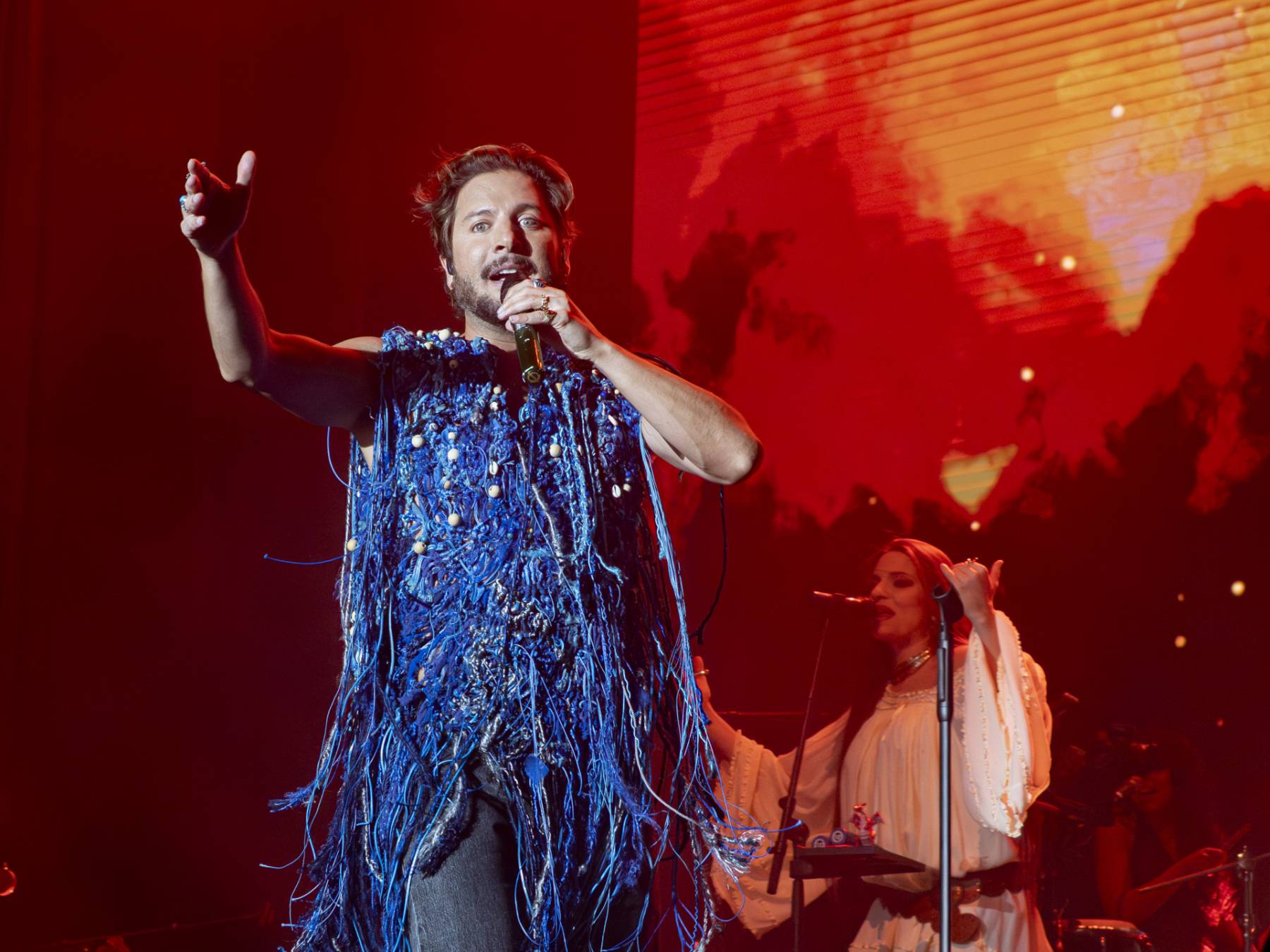 Manuel Carrasco durante uno de sus conciertos. (Foto: Gtres)