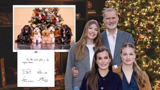 La felicitaciones navideñas de Casa Real. (Foto: Gtres y Casa Real)