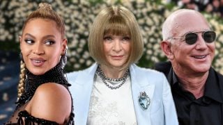 Beyoncé, Anna Wintour y Jeff Bezos. (Foto: Gtres)