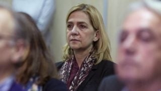 La infanta Elena durante un juicio. (Foto: Gtres)