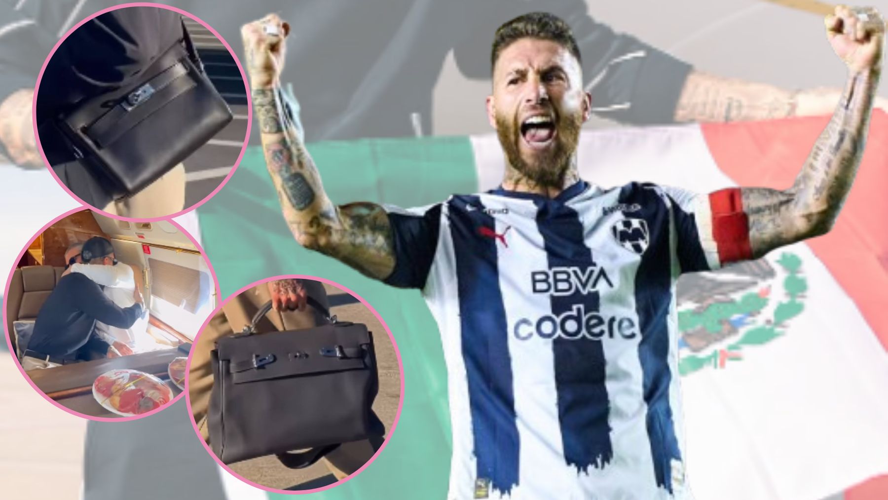 La despedida de Sergio Ramos de México: jet privado, bolsos de lujo y un brindis personal