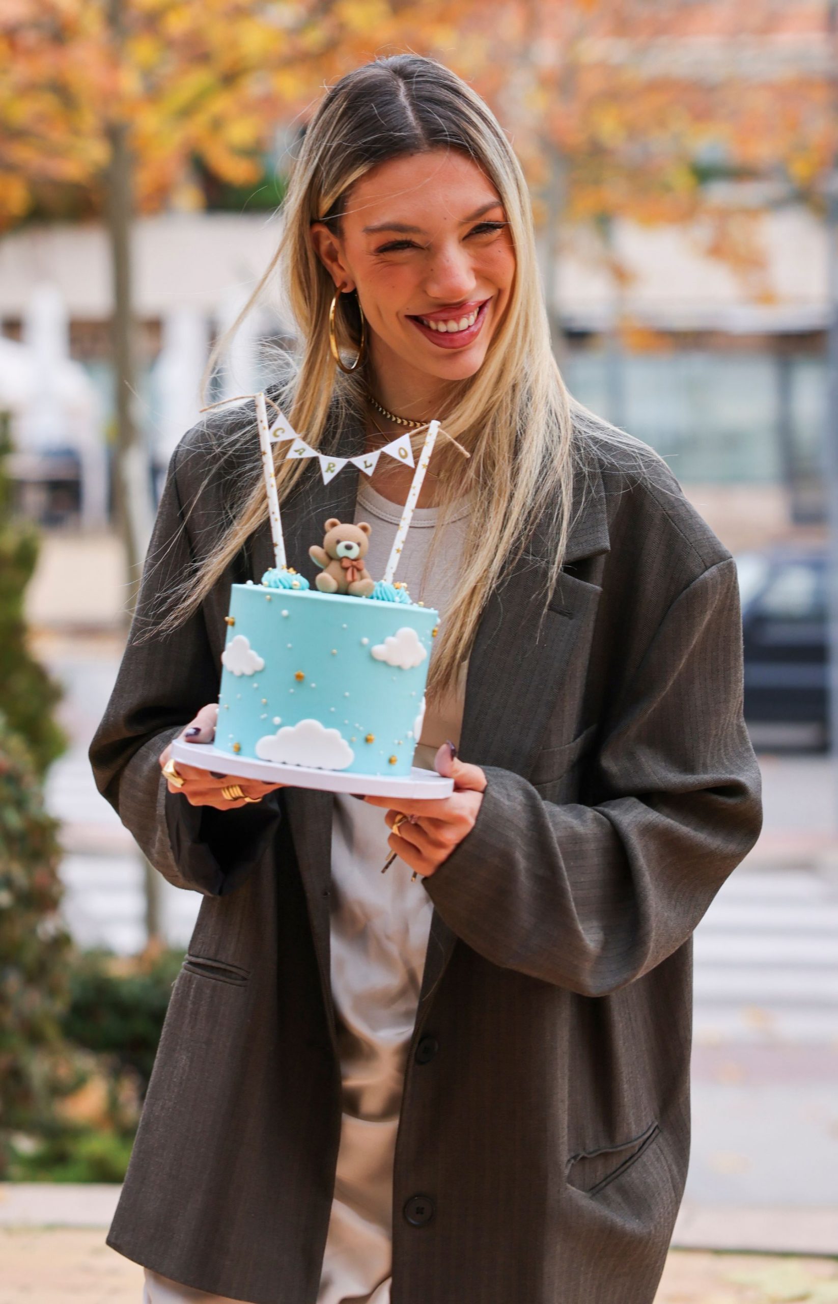 Alejandra Rubio en el cumpleaños de su hija. (Foto: Gtres)