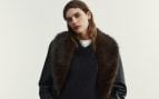 Todo el mundo habla de este abrigo de pelo marrón de Zara: el precio es una broma