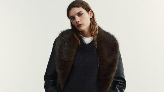 Todo el mundo habla de este abrigo de pelo marrón de Zara: el precio es una broma