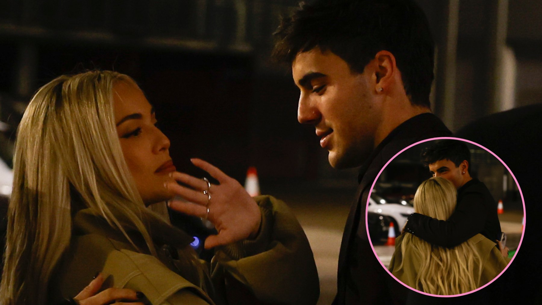 El romántico beso entre Óscar Casas y Ana Mena: Siempre a tope