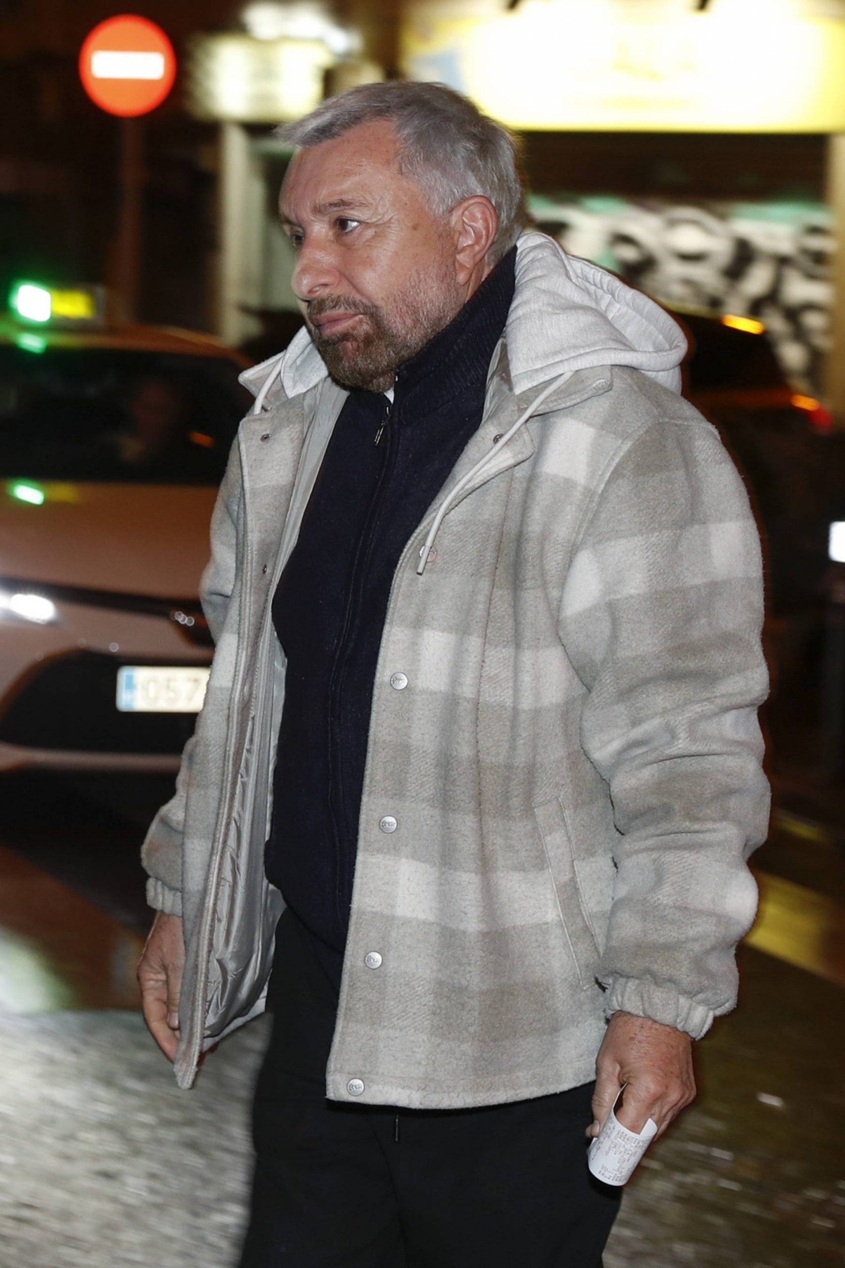 José Manuel Parada en el funeral de Encarnita Polo. (Foto: Gtres)