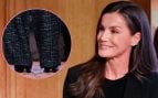Al detalle, los pantalones reciclados de la Reina Letizia. (Fotos: Gtres)