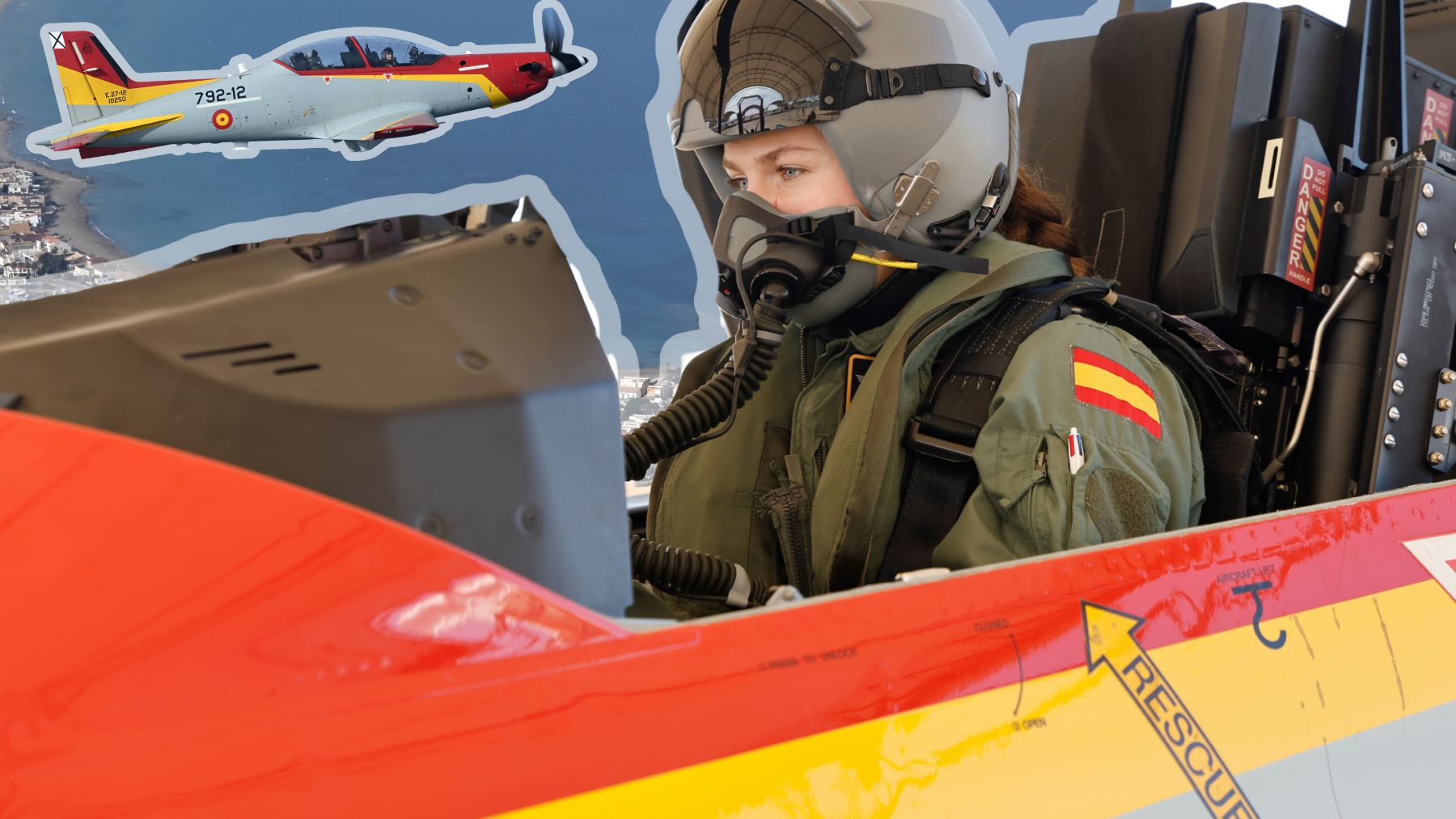 Leonor, a los mandos del Pilatus: primer vuelo en solitario antes de volver a casa por Navidad
