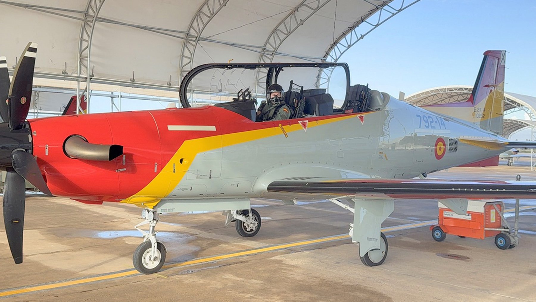 Leonor, a los mandos del Pilatus: primer vuelo en solitario antes de volver a casa de Navidad