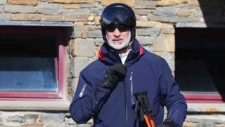 El Rey Felipe en Baqueira. (Foto: Gtres)