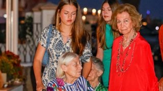 Tatiana Radziwill con doña Sofía. (Foto: Gtres)