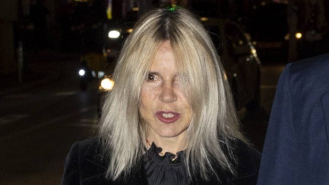 Eugenia Martínez de Irujo llegando al Nuevo Club Madrid. (Foto: Gtres)