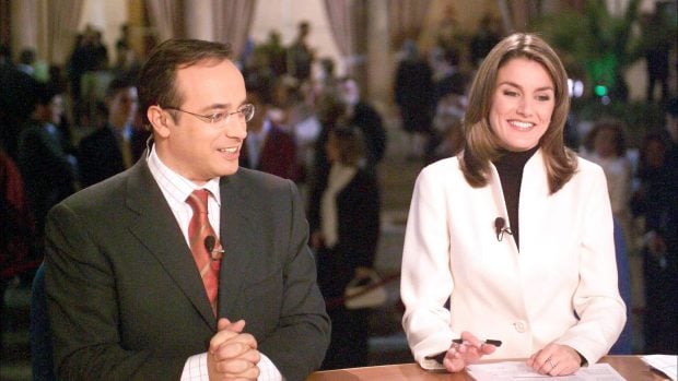 La Reina Letizia presentado el Telediario. (Foto: Gtres)