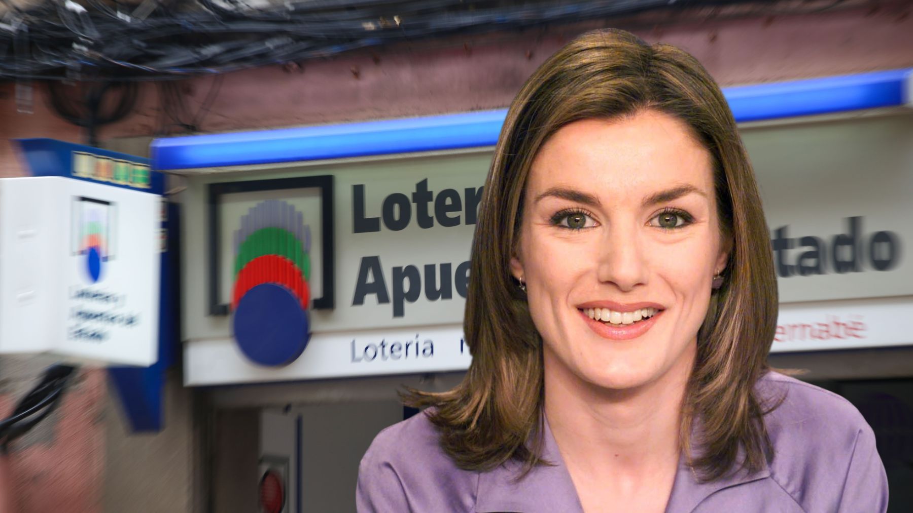 El día que la Reina Letizia cubrió, micrófono en mano, el sorteo de la Lotería