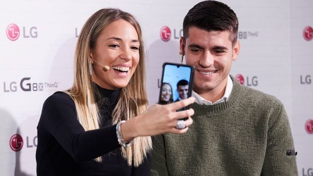 Alice Campello y Álvaro Morata en un evento. (Foto: Gtres)