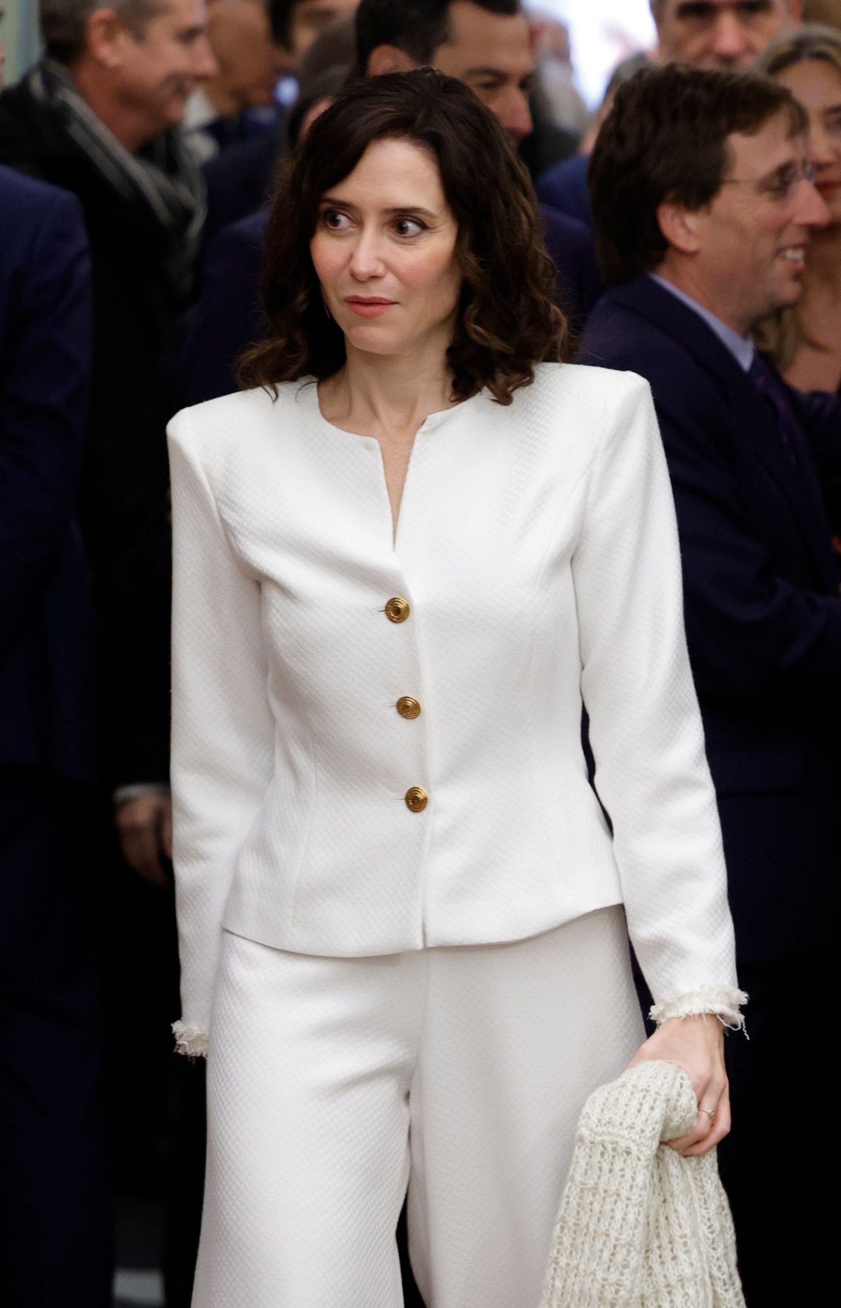 Isabel Díaz Ayuso durante el 47 aniversario de la Constitución. (Foto: Gtres)