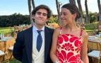 Pedro Cadahía y Manuela Ochoa Gómez-Acebo en una boda. (Foto: RRSS)
