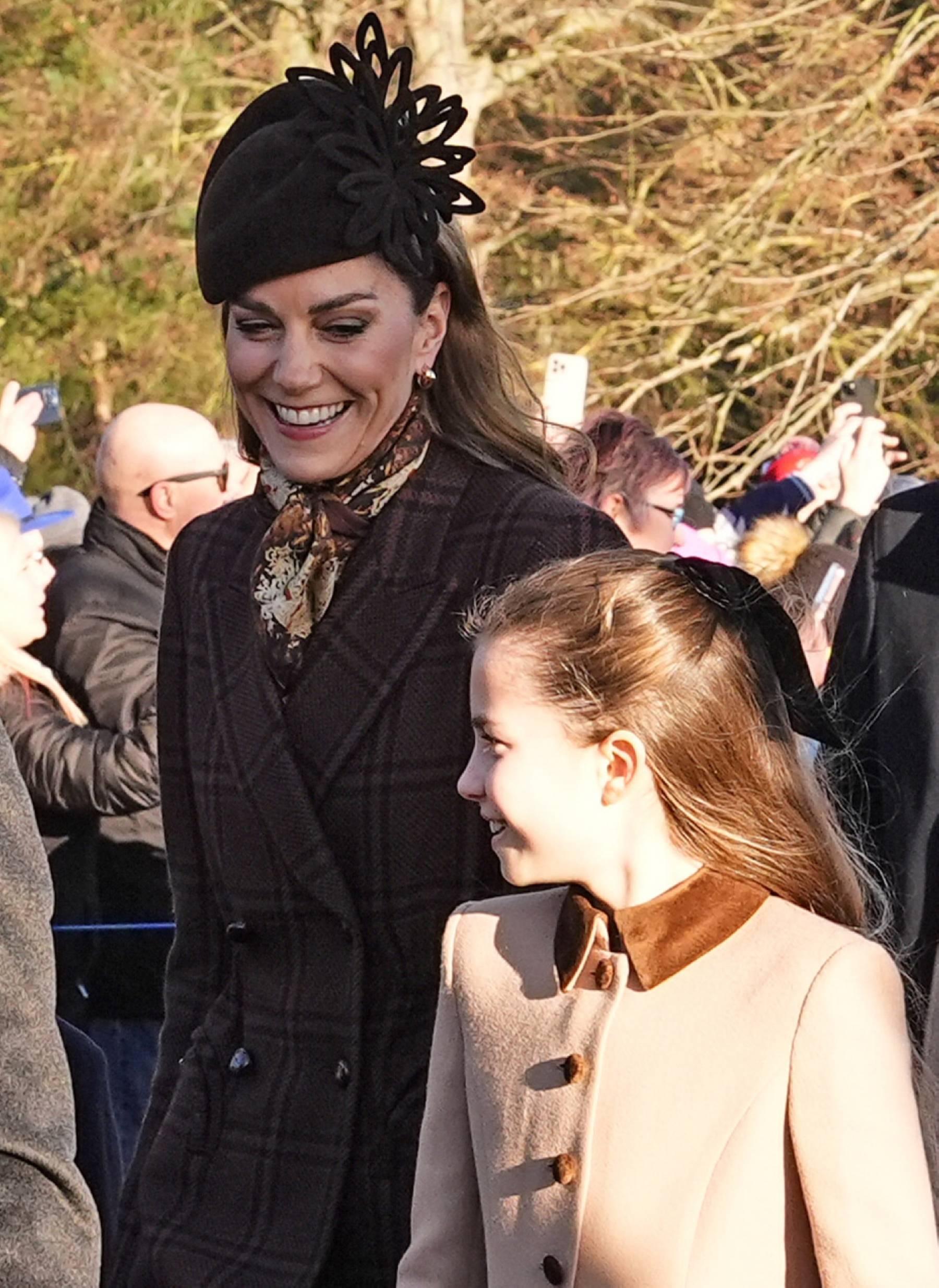 Kate Middleton y la princesa Charlotte. (Foto: Gtres)