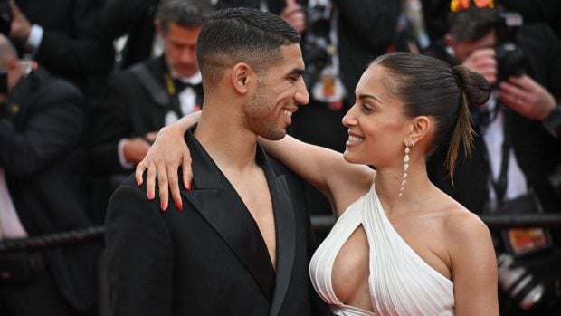 Hiba Abouk y Achraf Hamiki. (Foto: Gtres)