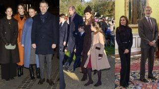 La familia real danesa, los príncipes de Gales y los Reyes Felipe y Letizia. (Fotos: Gtres)