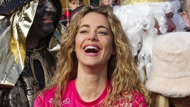 Candela Márquez en el partido solidario. (Foto: Gtres)