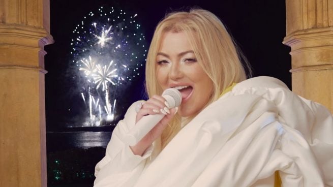 Amaia Montero actuando en RTVE. (Foto: Redes sociales y RTVE)