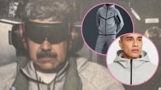 El chándal de Maduro. (Fotos: redes sociales y Nike)