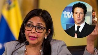 Delcy Rodríguez y Fernando Carrillo en un montaje. (Fotos: Gtres)