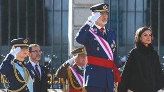El Rey Felipe y la princesa Leonor. (Foto: EFE)