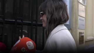 Isabel Jiménez en las calles de Madrid. (Foto: Gtres)