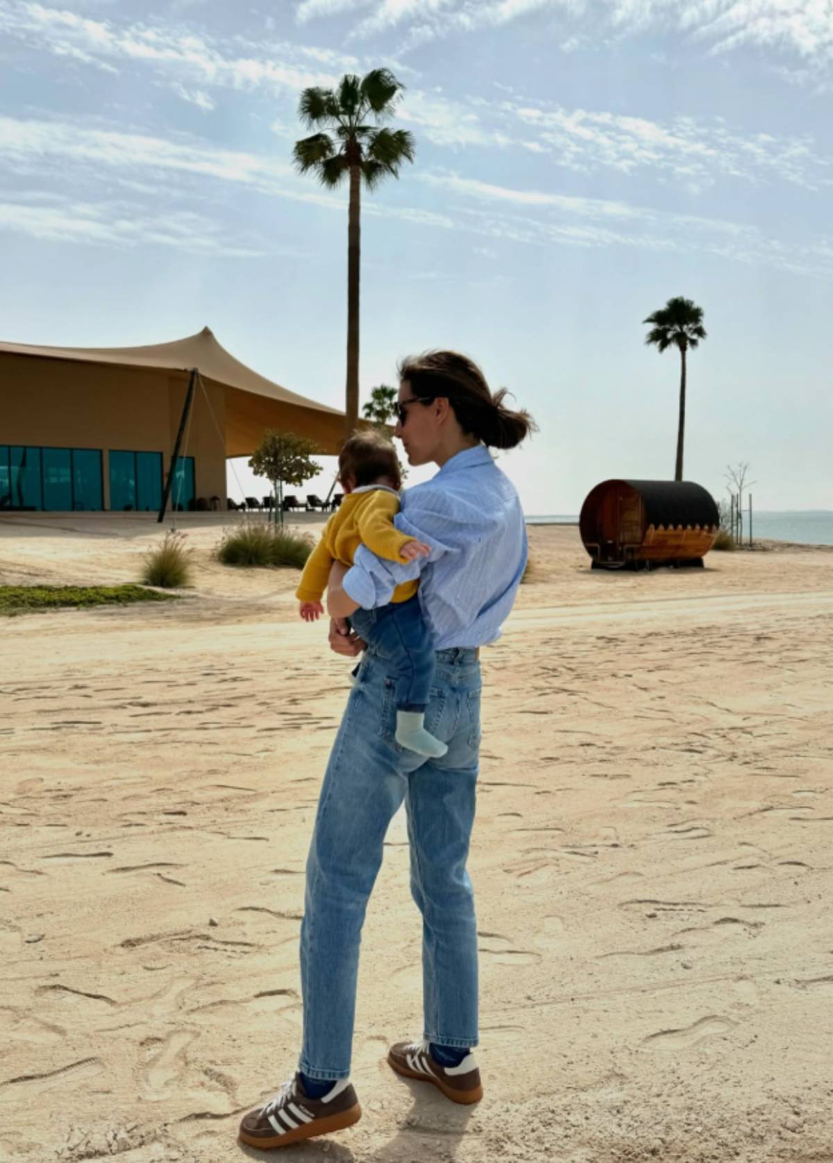 Ana Boyer con las Adidas Spezial. (Foto: Redes Sociales)