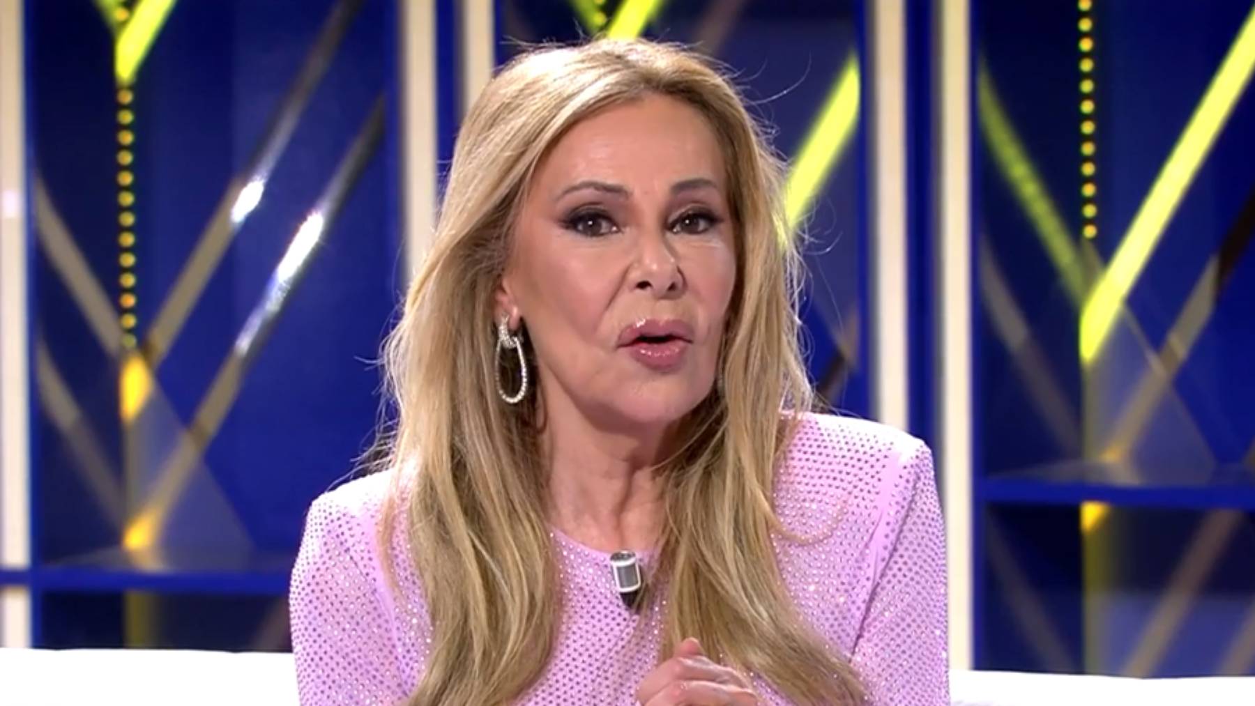 Ana Obregón reaparece en televisión tras la polémica del vídeo con IA de su hijo y su nieta