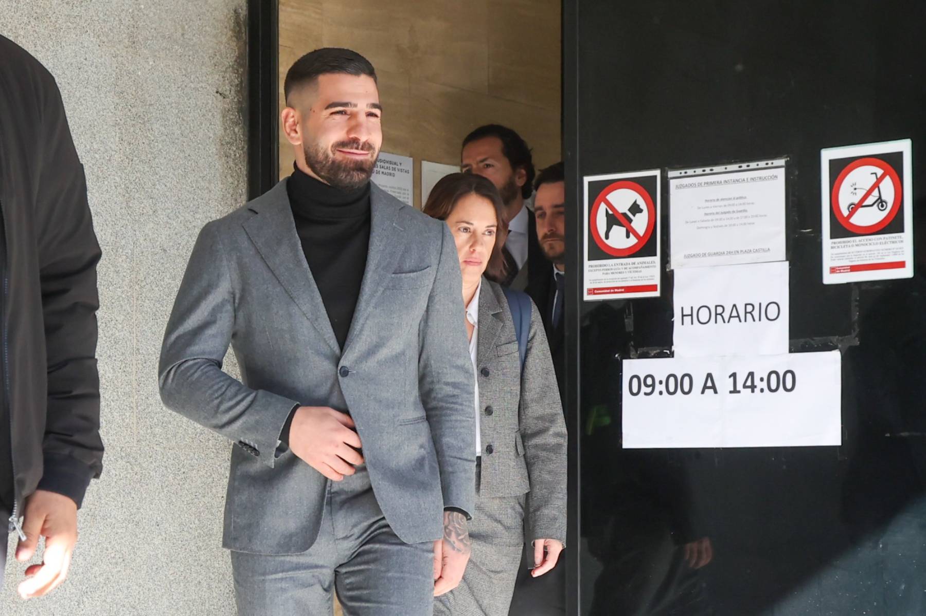 Ilia Topuria en los juzgados. (Foto: Gtres)