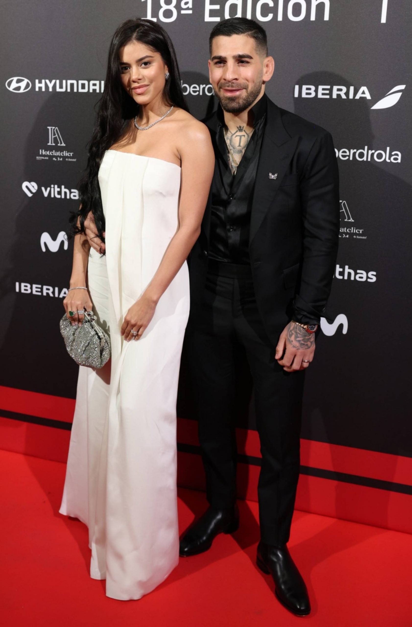 Ilia Topuria y Giorgina Uzcategui en un evento. (Foto: Gtres)