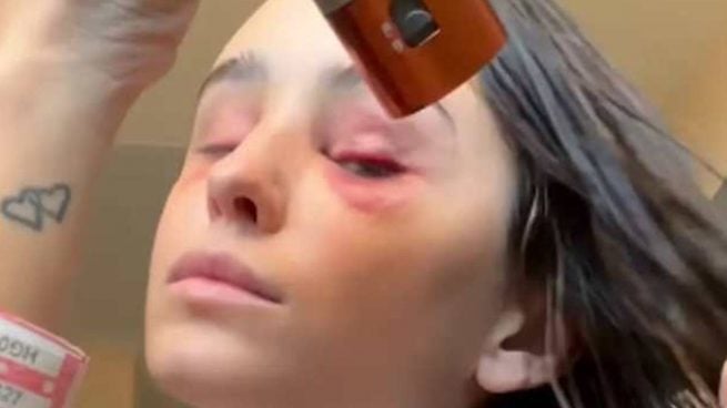 Marina Romero en el hospital. (Foto: RR.SS.)